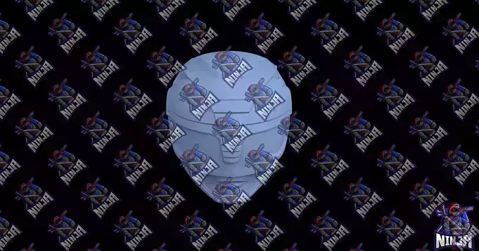 Power Ranger Black Ranger Helmet ready to 3d print