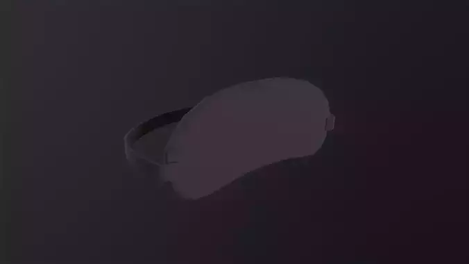 Blindfold 3D Model Low-poly 3D model