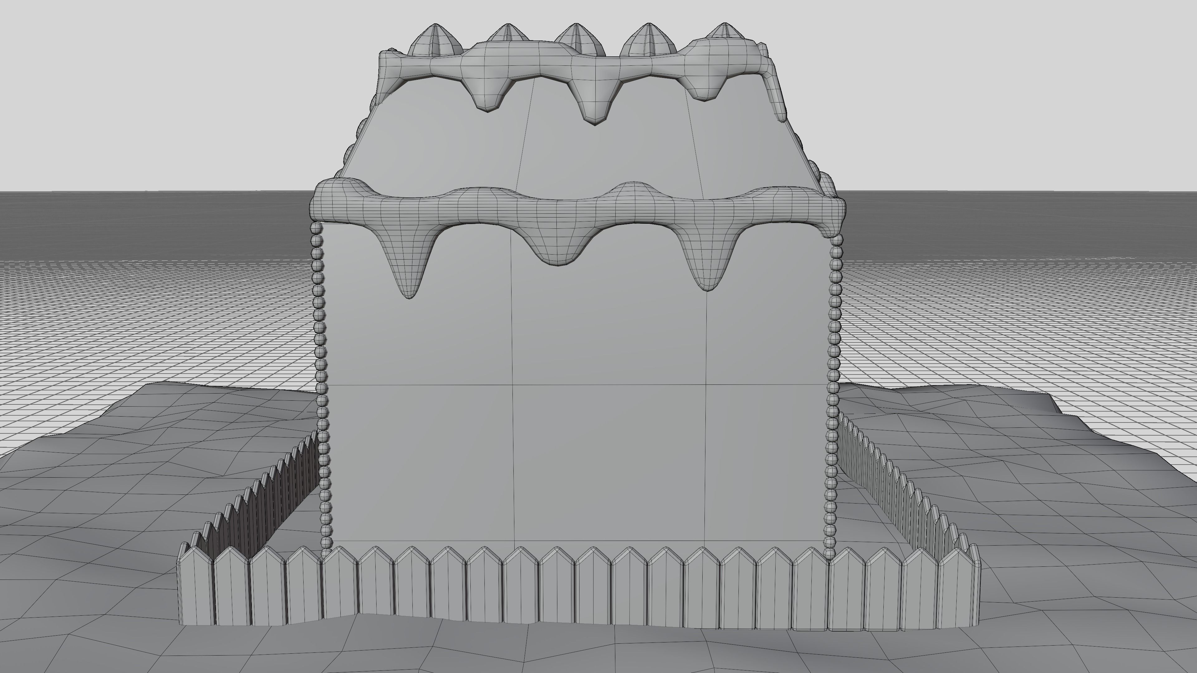 Gingerbread House 3D model_11