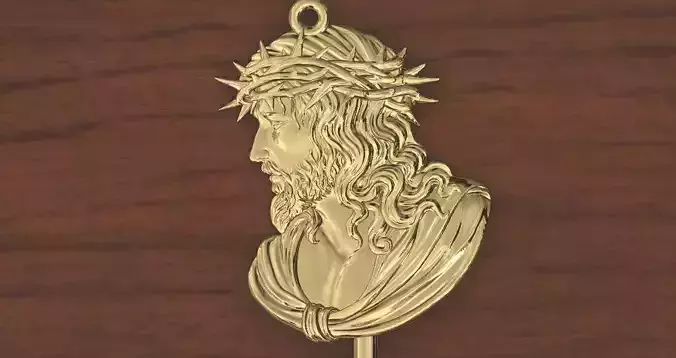 Christ pendant 3D print model