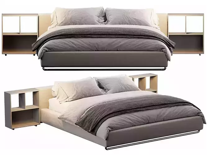 Flexform Groundpiece Bed