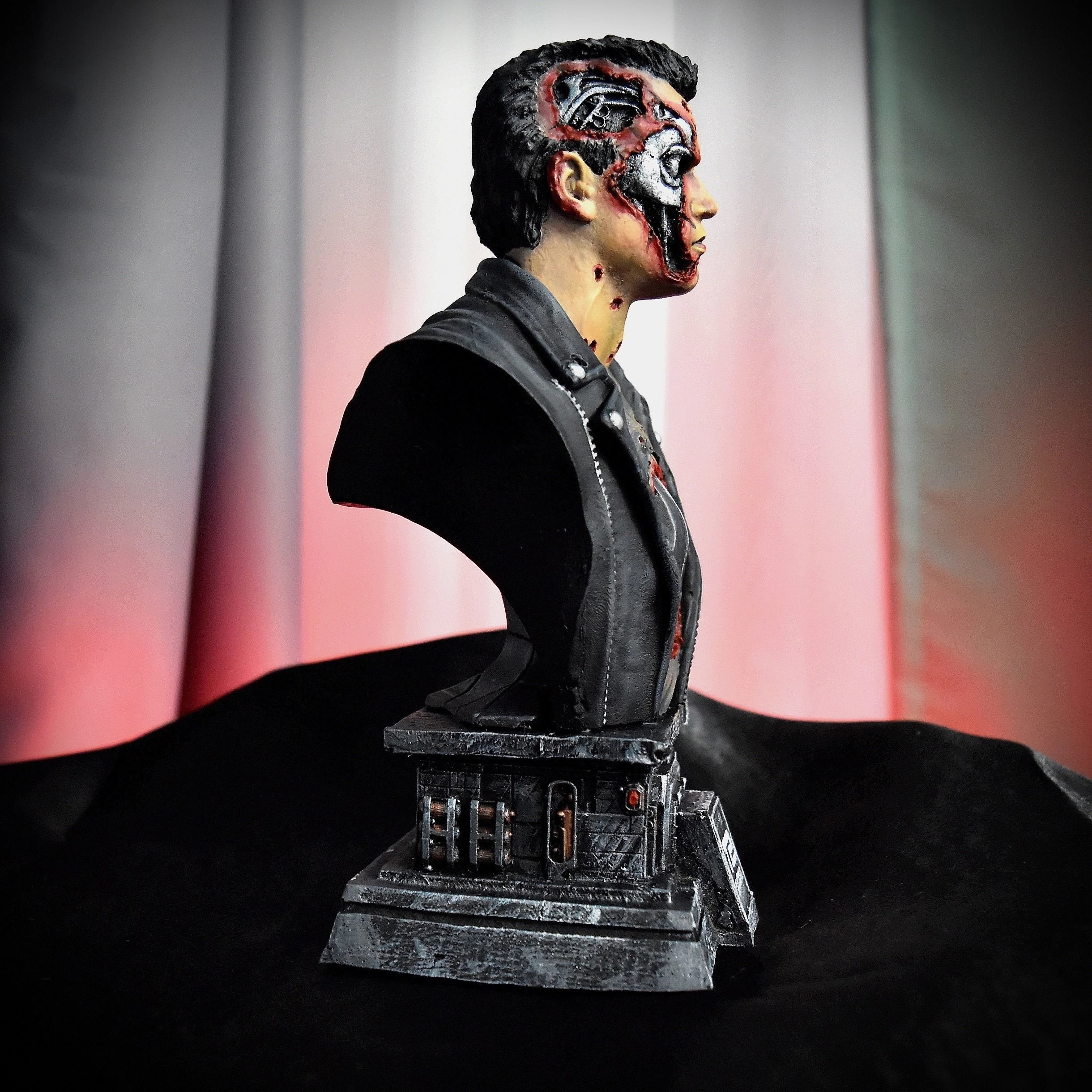 Terminator 2 Bust 3D print model_29