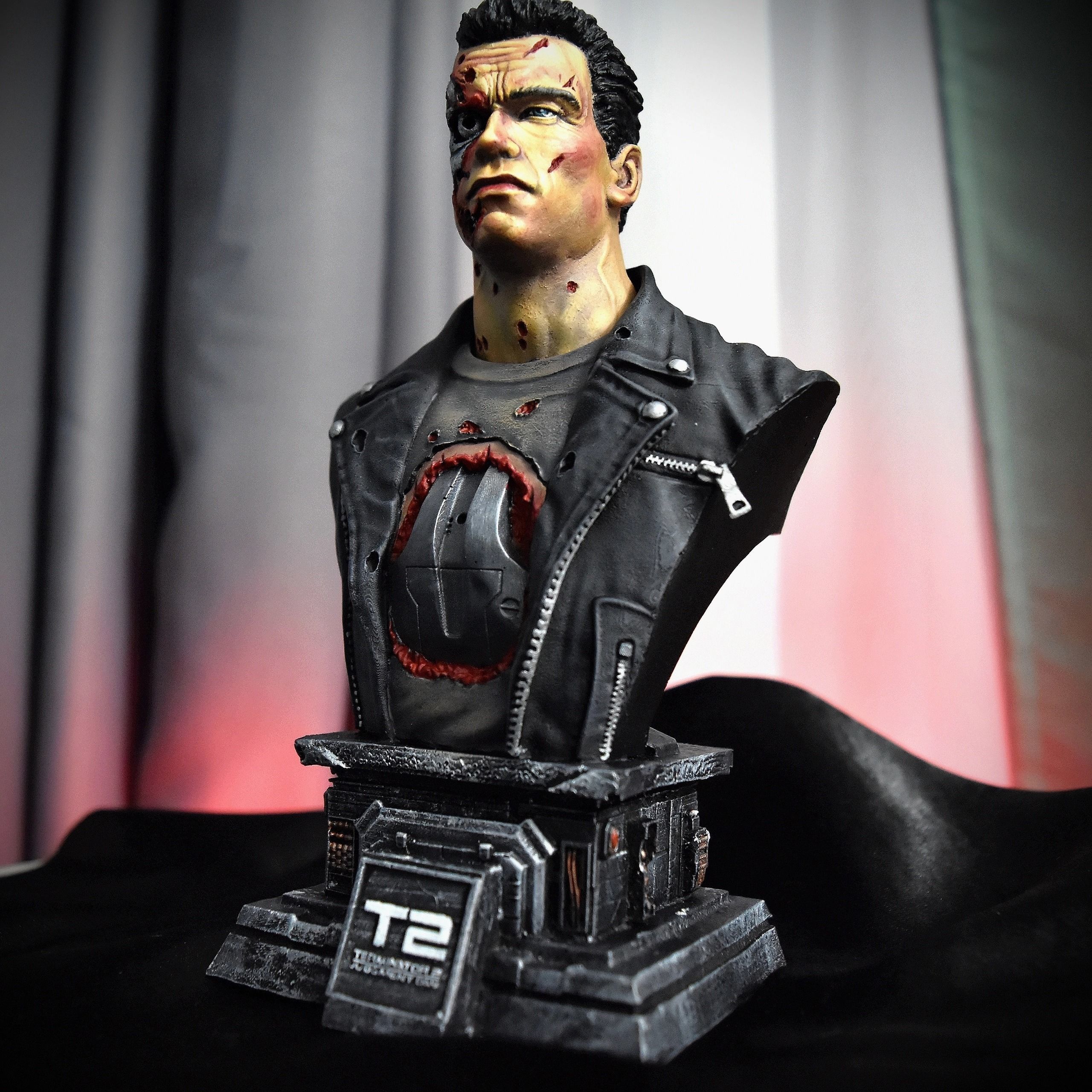 Terminator 2 Bust 3D print model_28