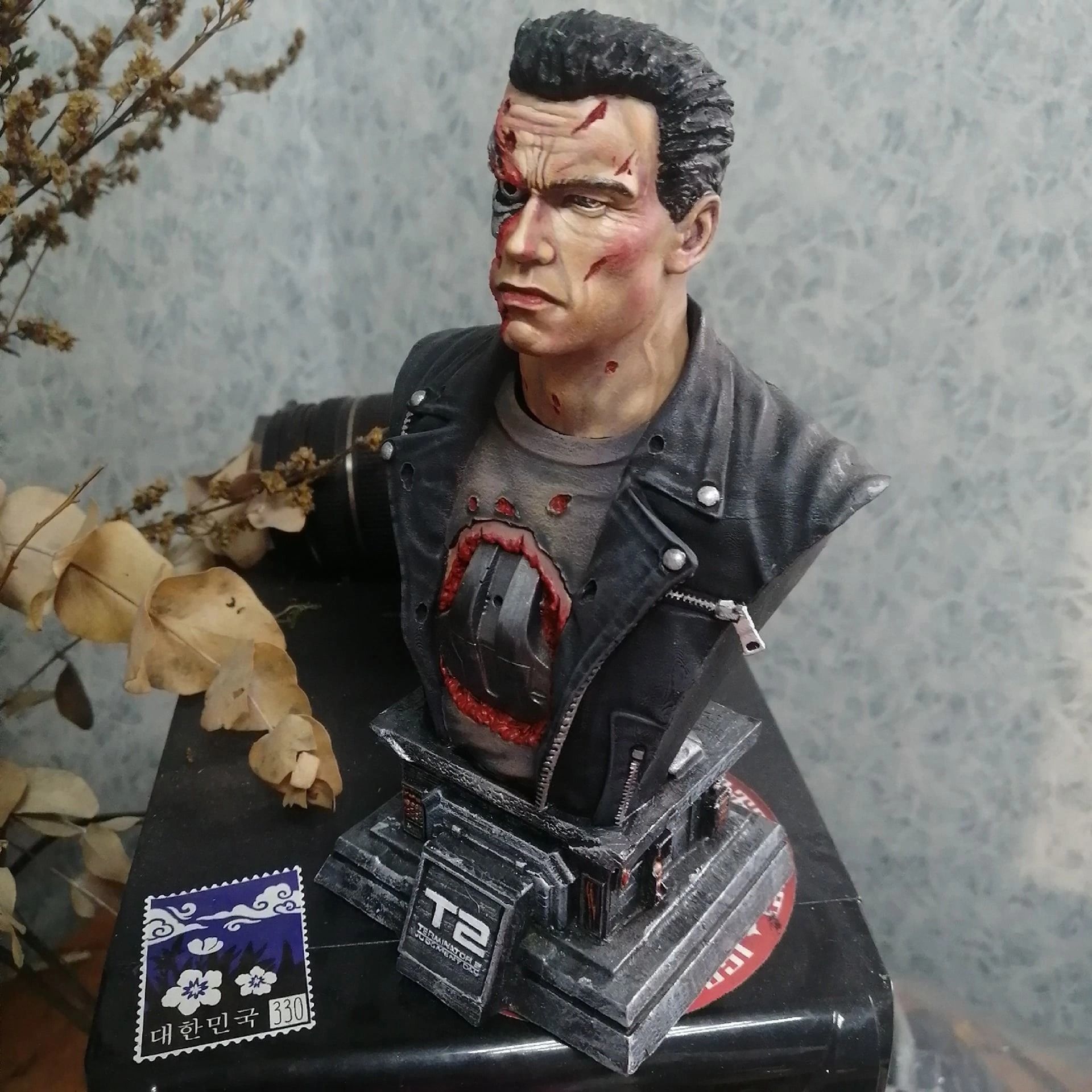 Terminator 2 Bust 3D print model_32