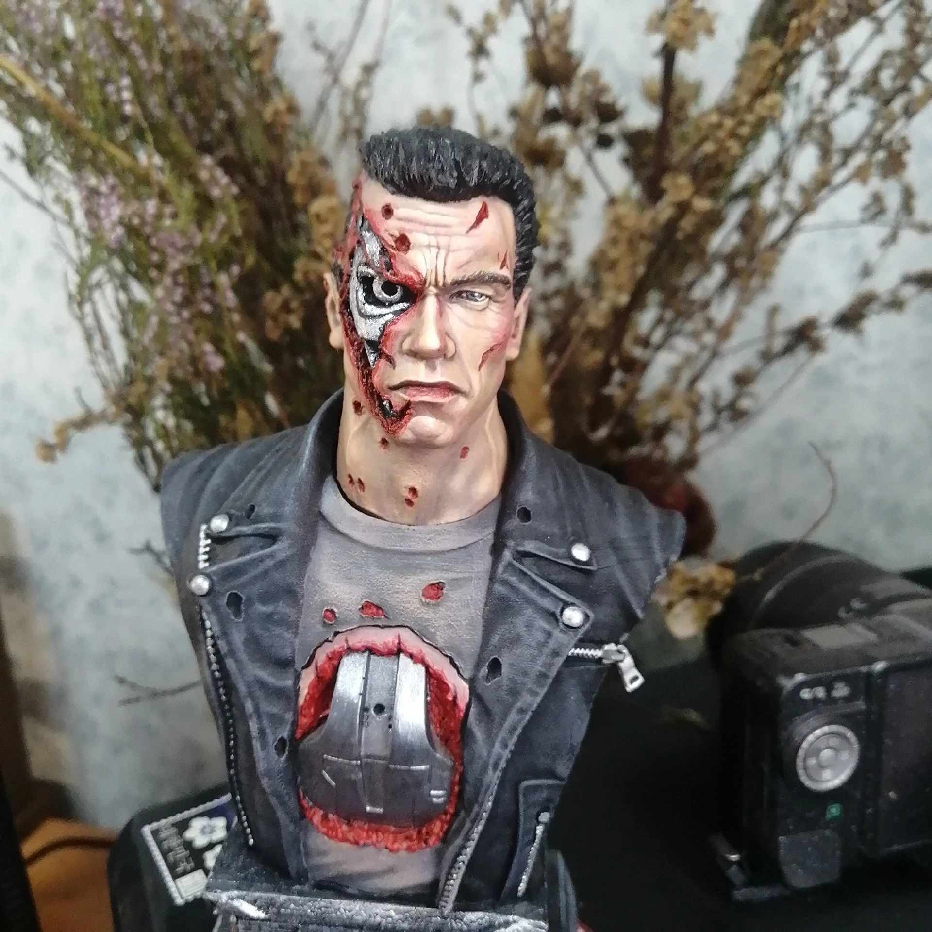 Terminator 2 Bust 3D print model_34