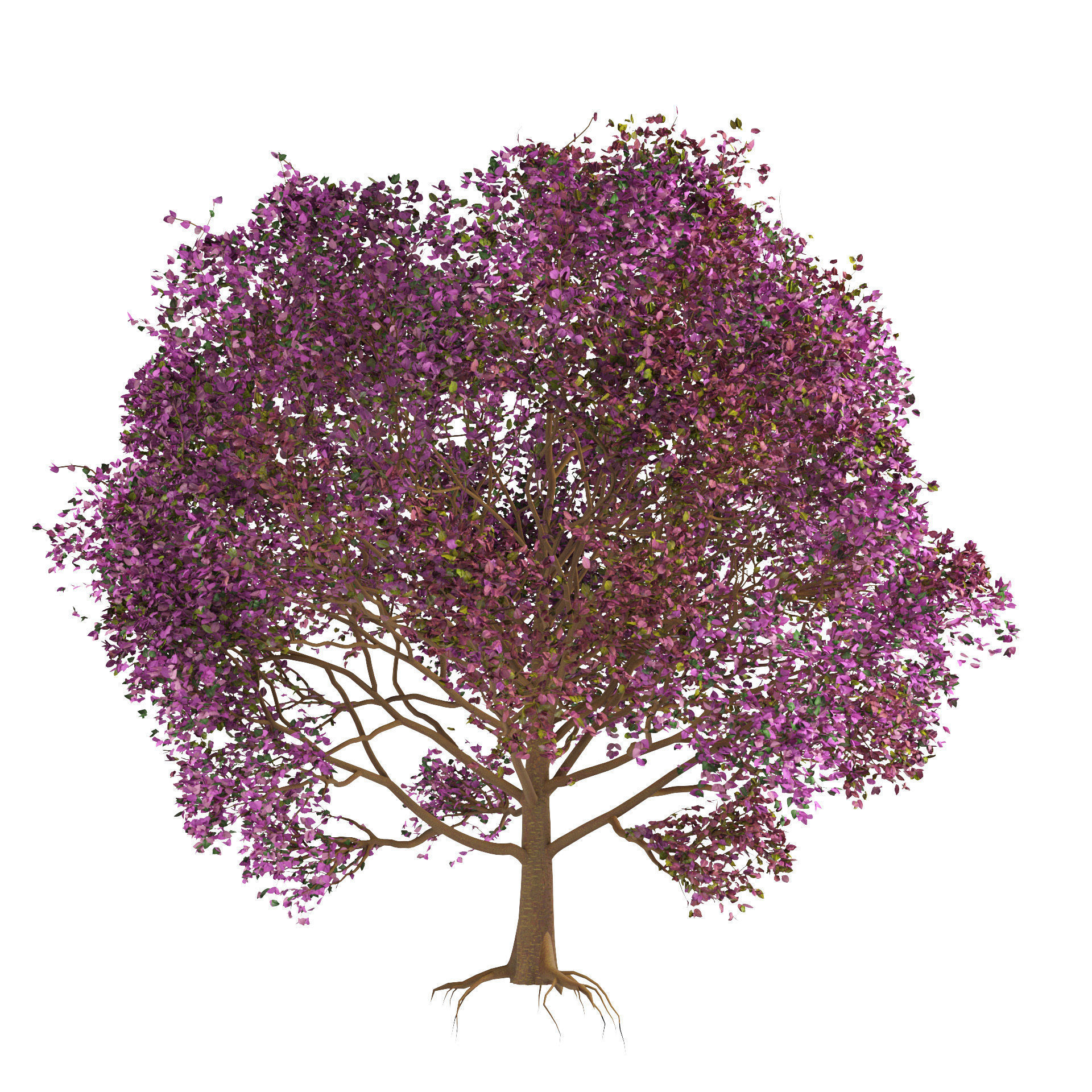 High-Quality 3D colorful Tree Models 3D model_3