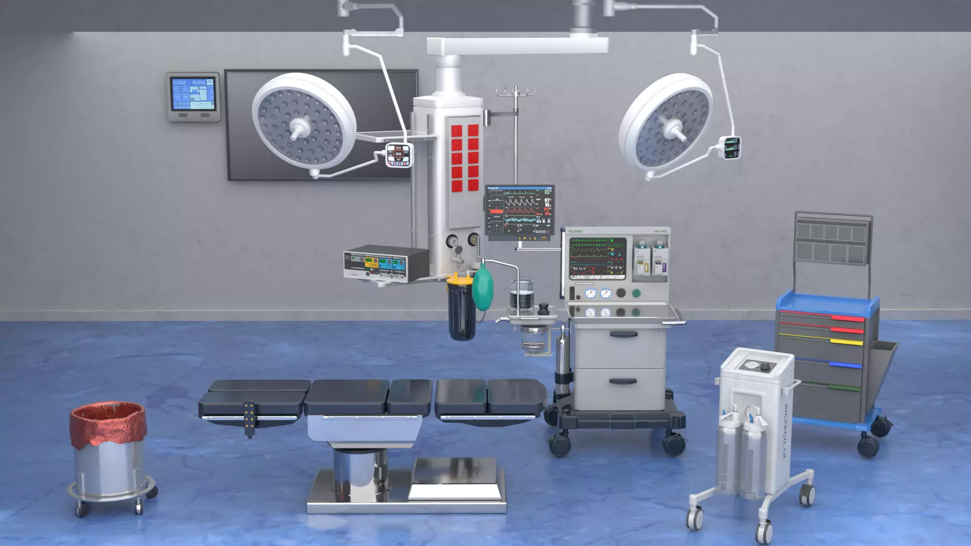 Operating Room 3D model