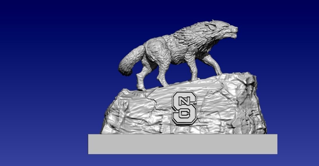 FBS - NC STATE WOLFPACK FOOTBALL - UNIVERSITY 3D print model_2