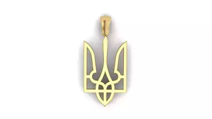 TRIDENT PENDANT 19X9 MM