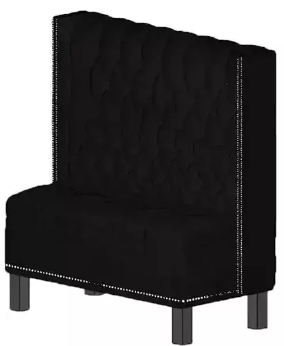 Sofa black classical