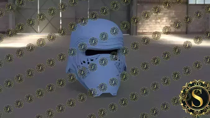 Kylo Ren Helmet from Star Wars for 3d printing 3D model