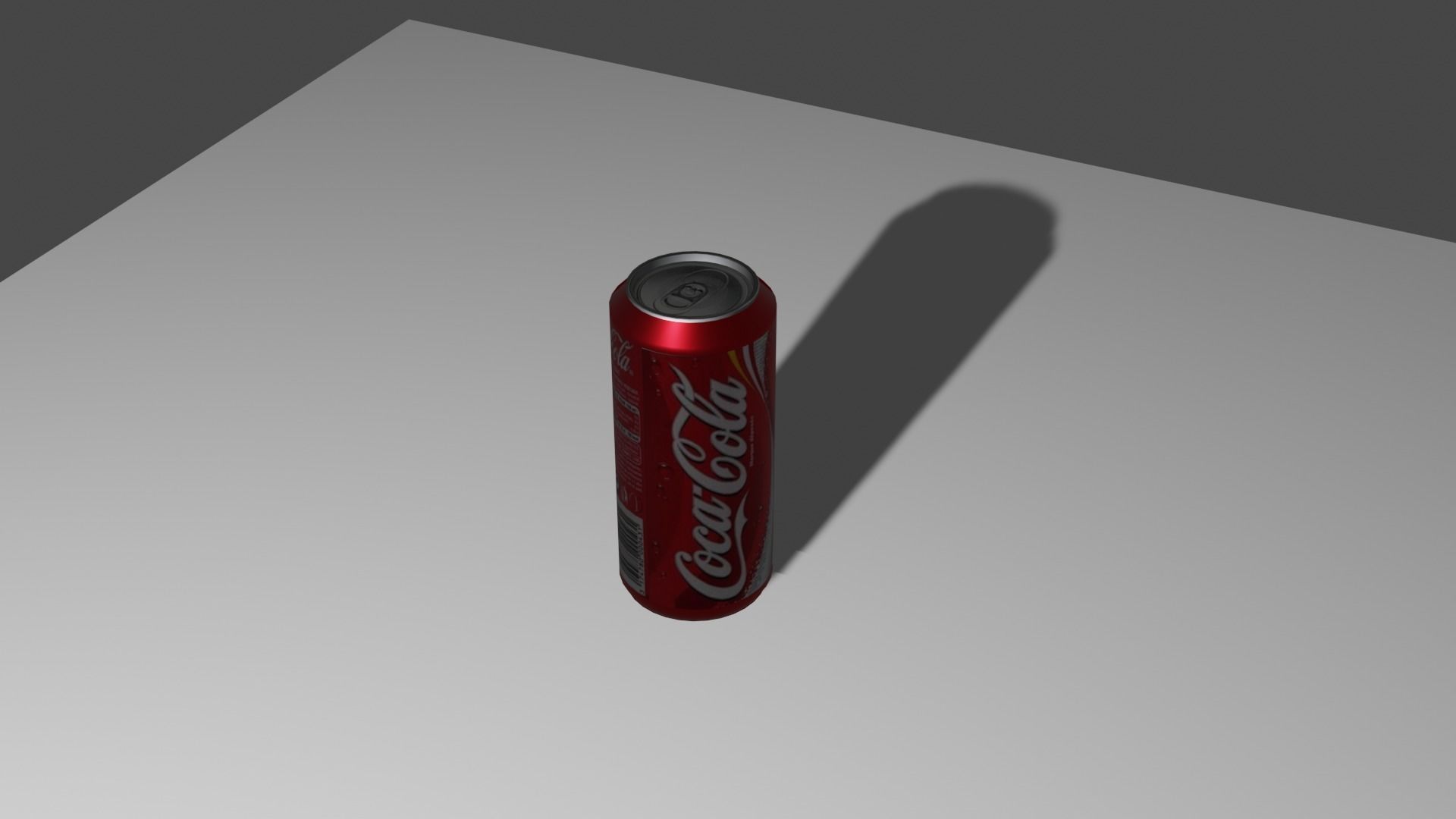 Cola Tin  Low-poly 3D model_2