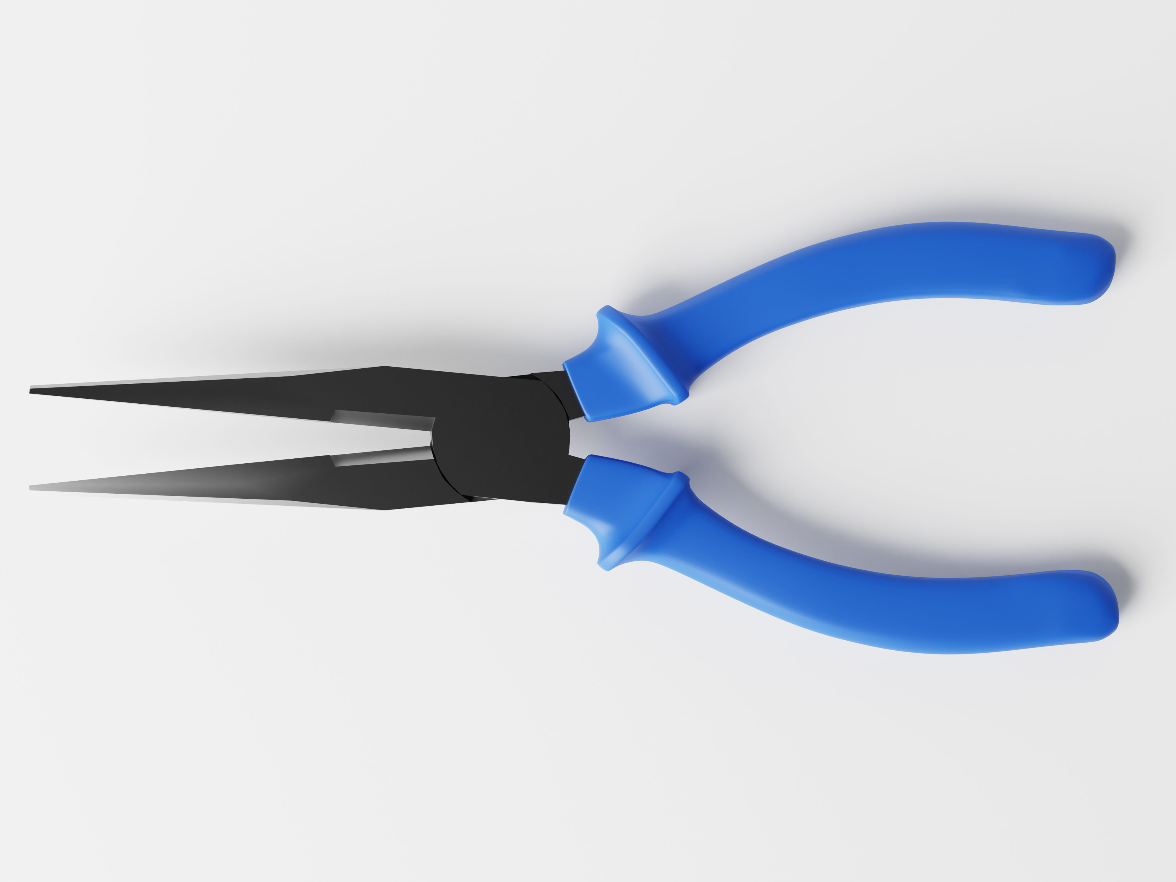 Pointed Nose Plier or Needle Nose Plier Low-poly 3D model_2