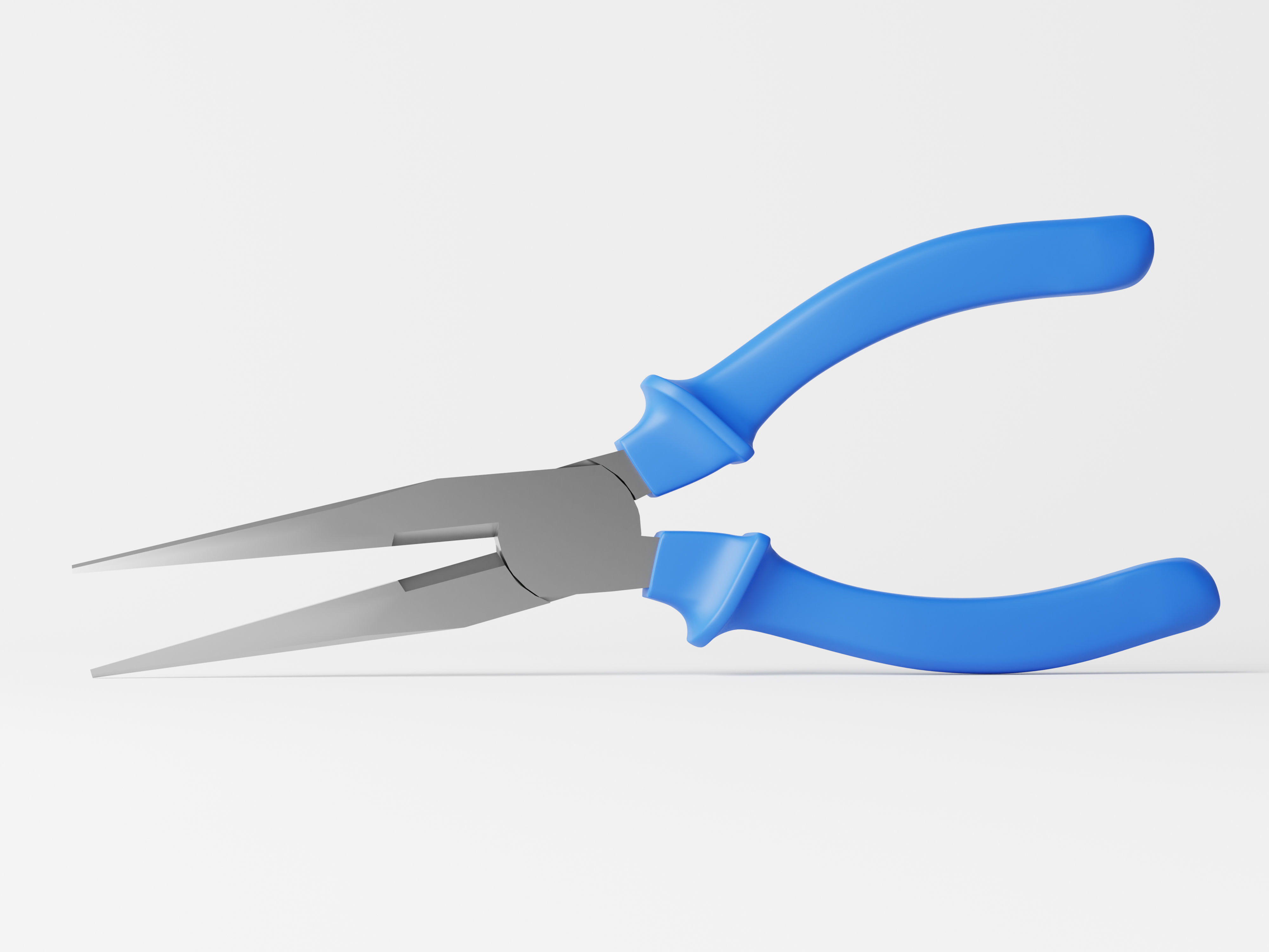 Pointed Nose Plier or Needle Nose Plier Low-poly 3D model_1