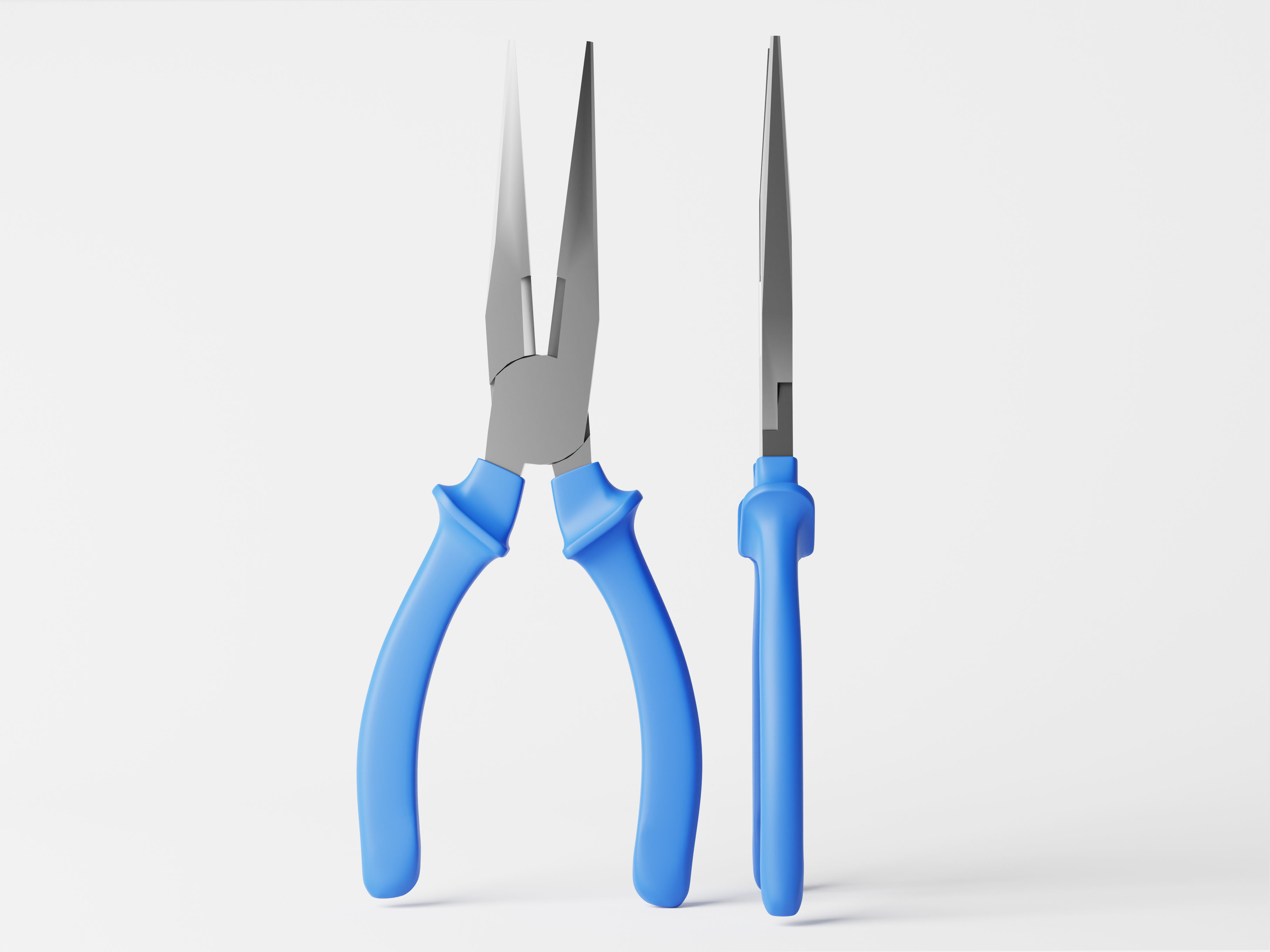 Pointed Nose Plier or Needle Nose Plier Low-poly 3D model_5