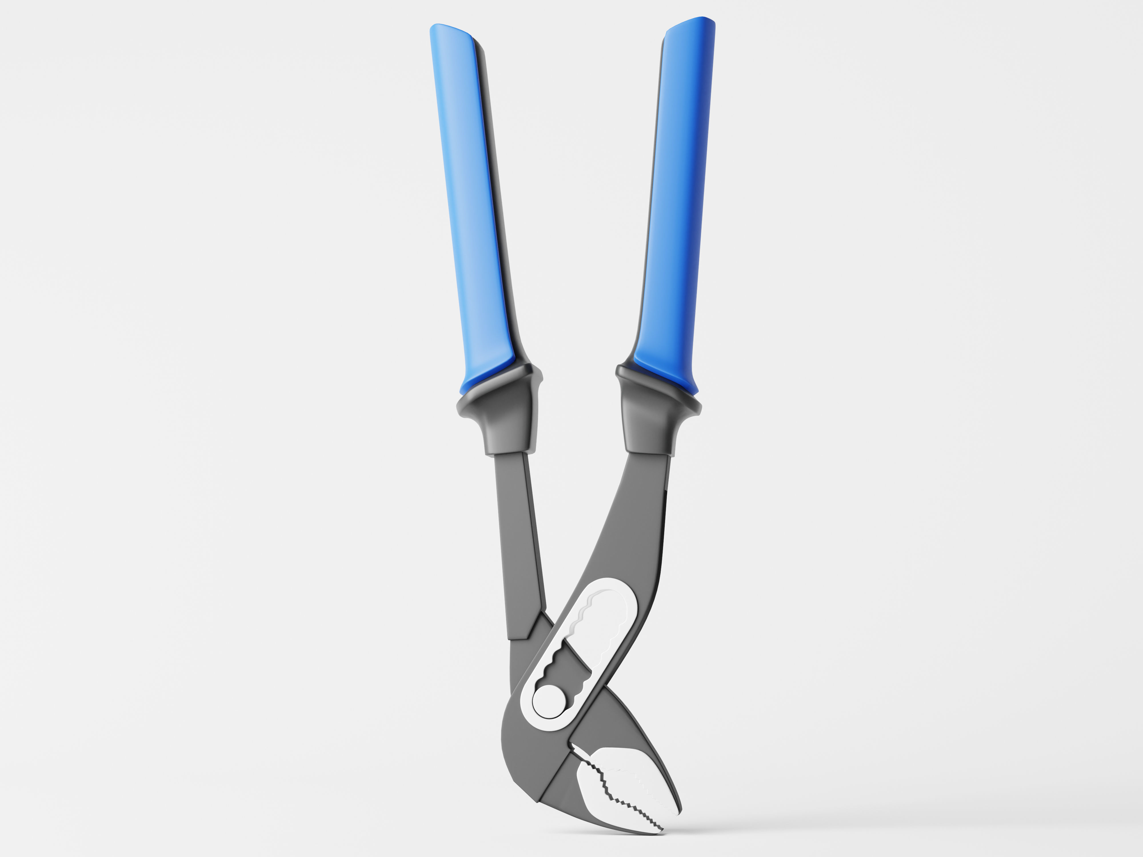 Adjustable Water Pump Plier Low-poly 3D model_6