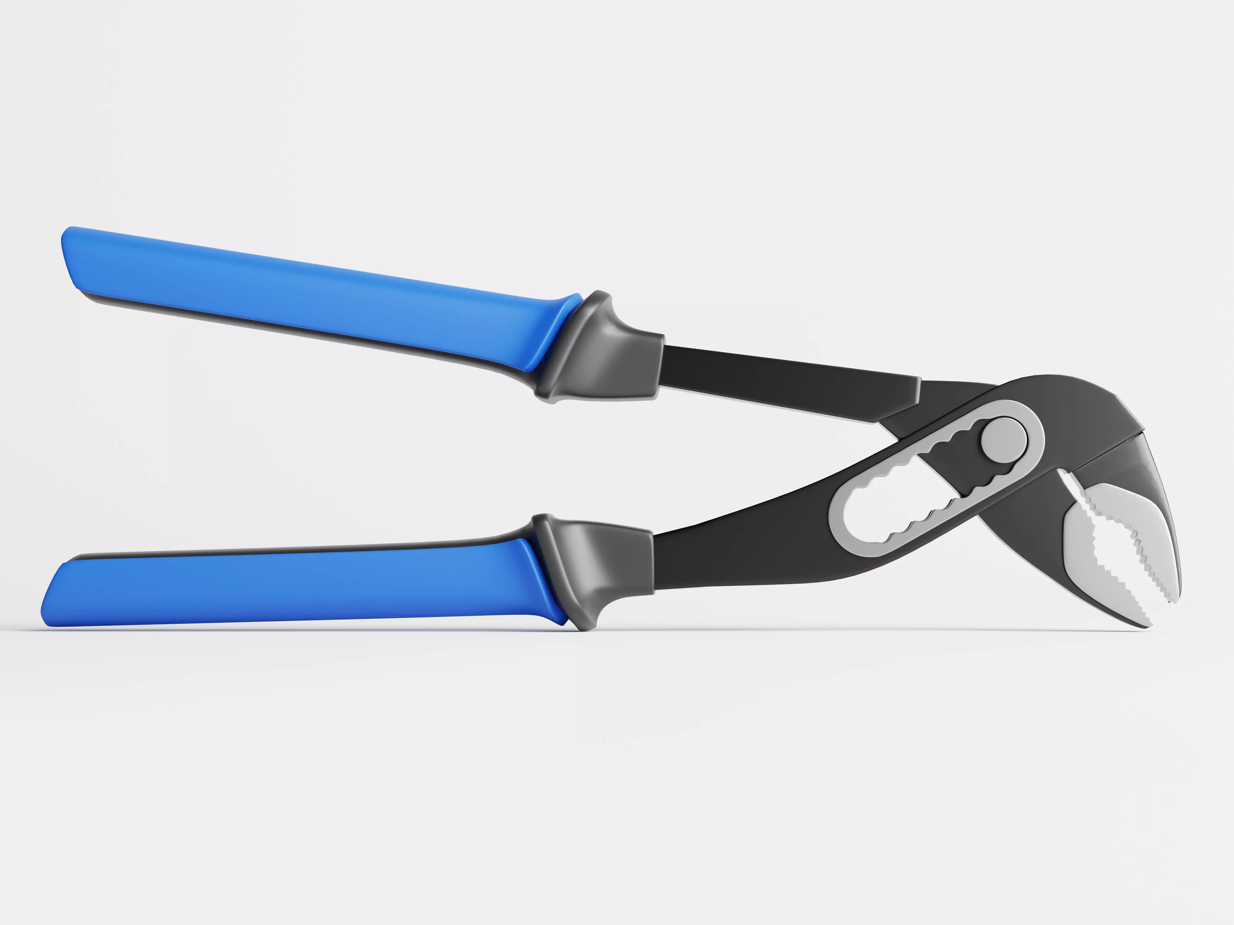 Adjustable Water Pump Plier Low-poly 3D model_0