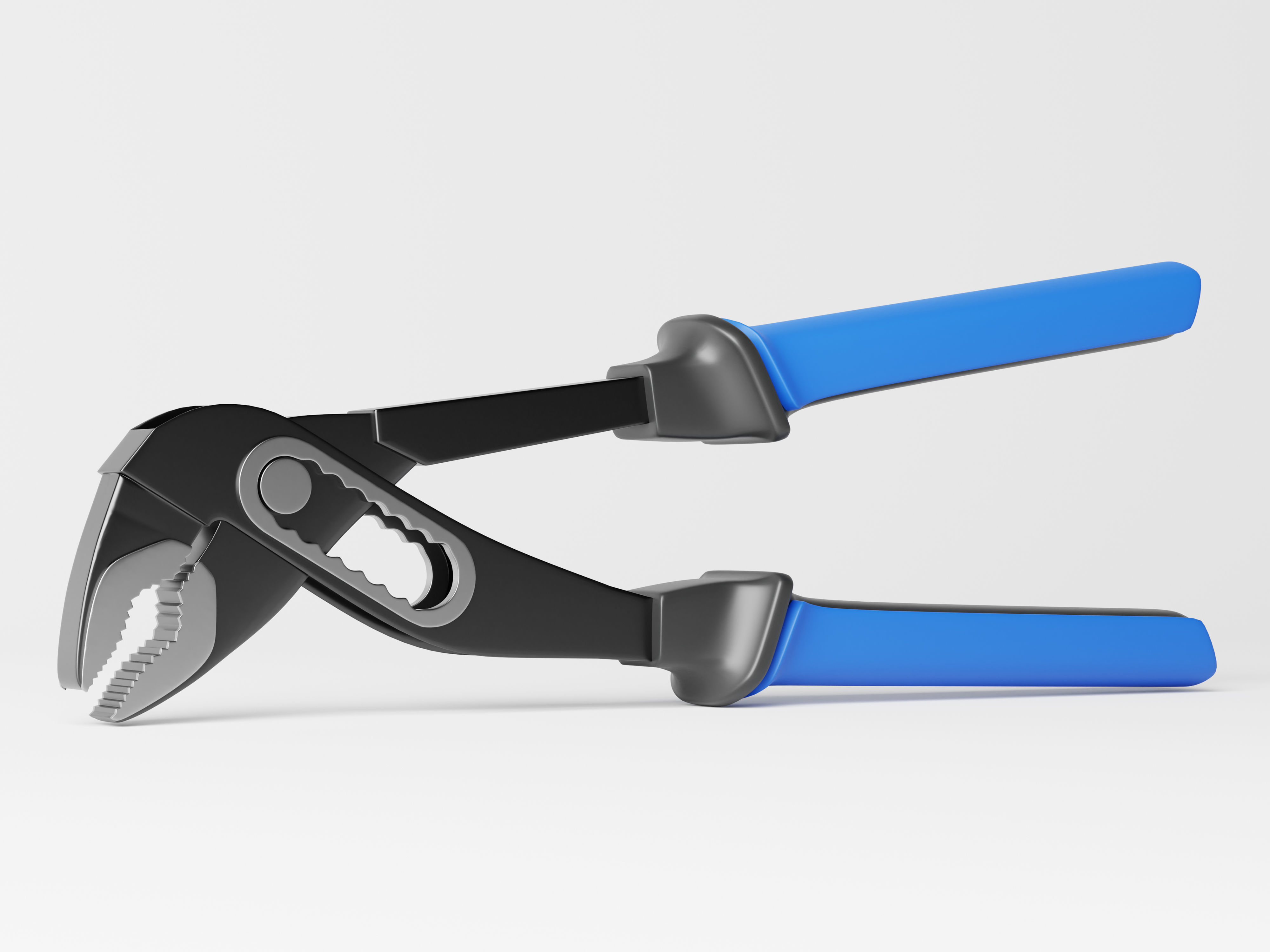 Adjustable Water Pump Plier Low-poly 3D model_1
