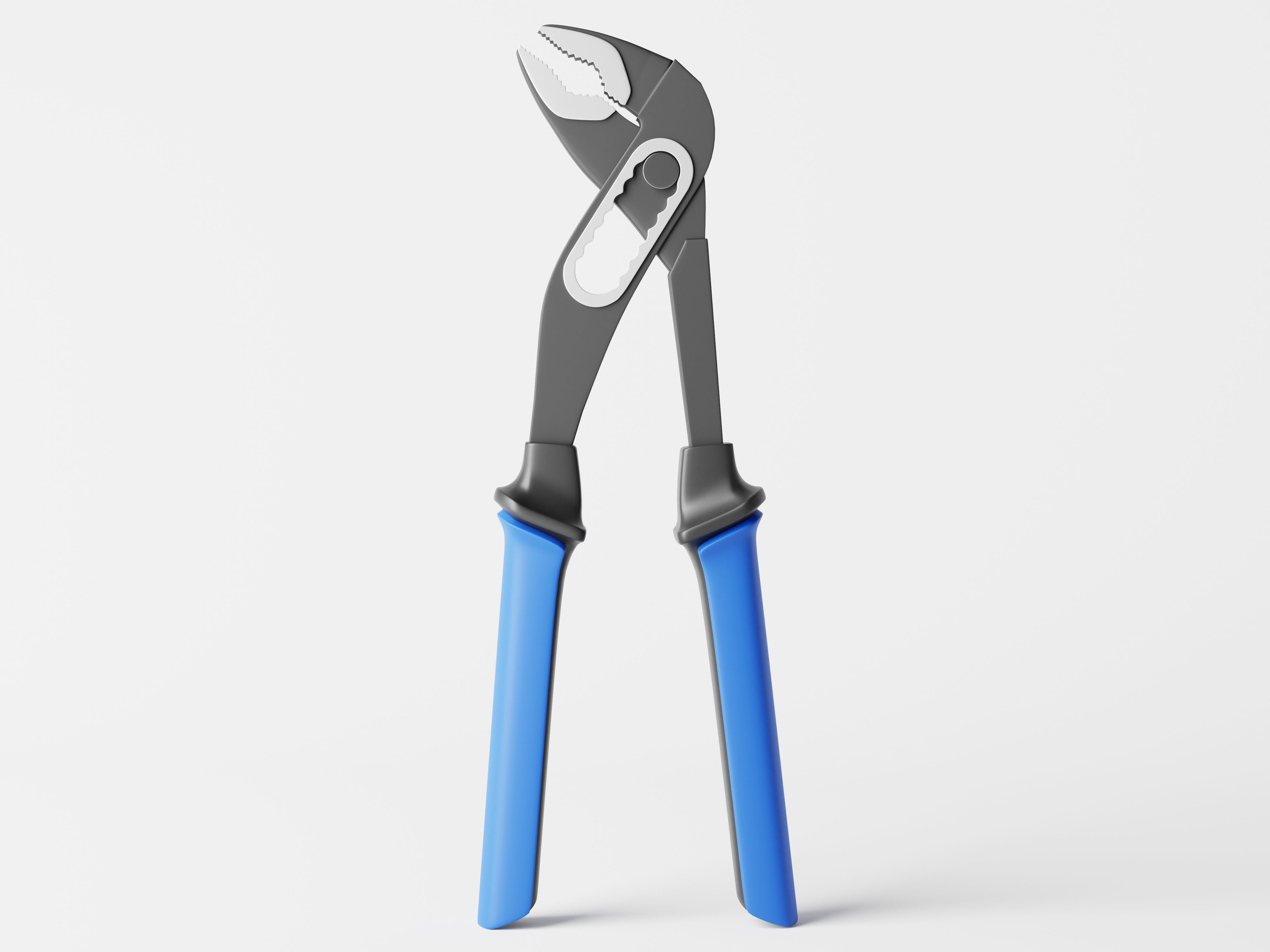 Adjustable Water Pump Plier Low-poly 3D model_5