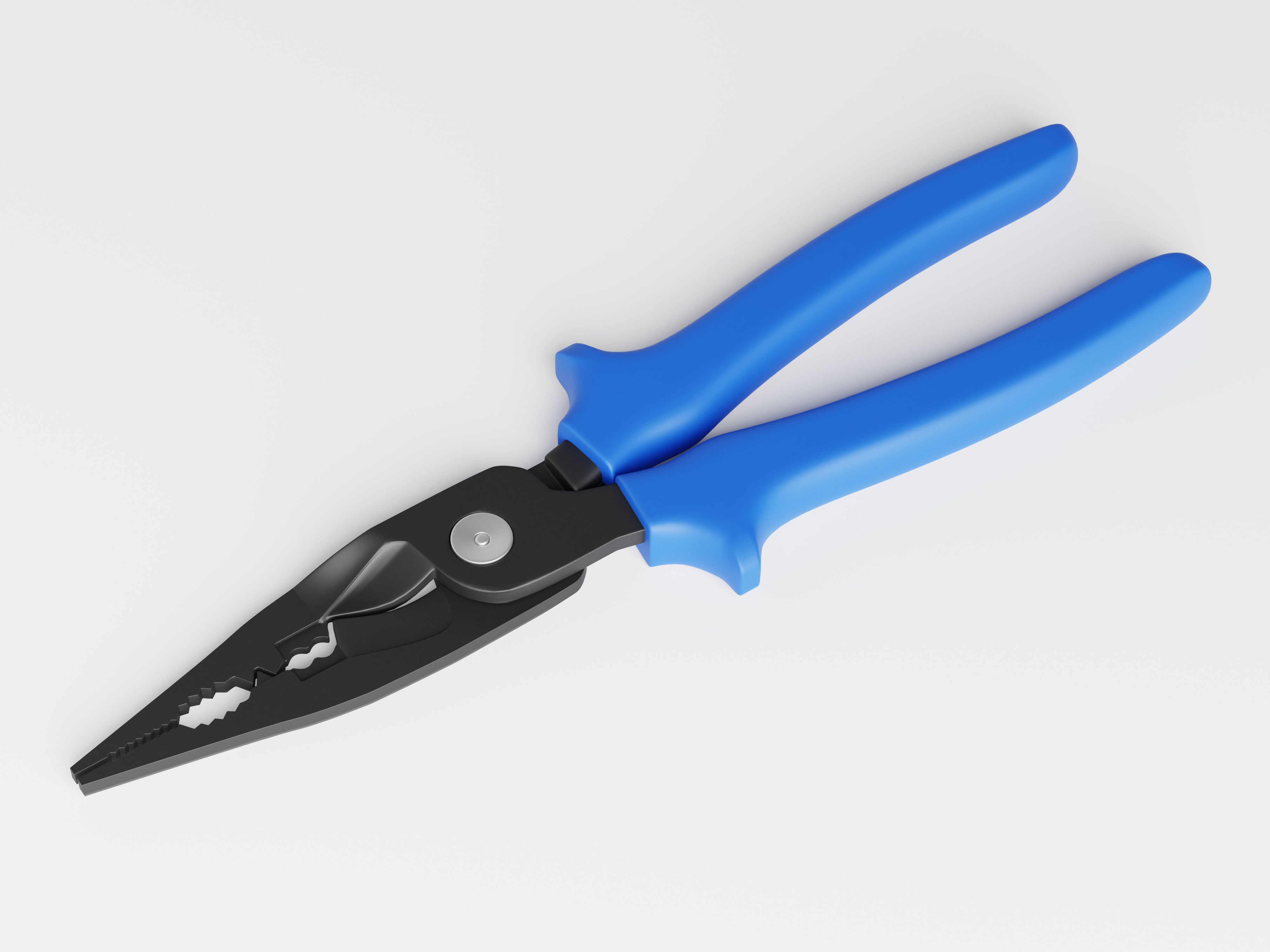 Long Nose Plier Low-poly 3D model_5