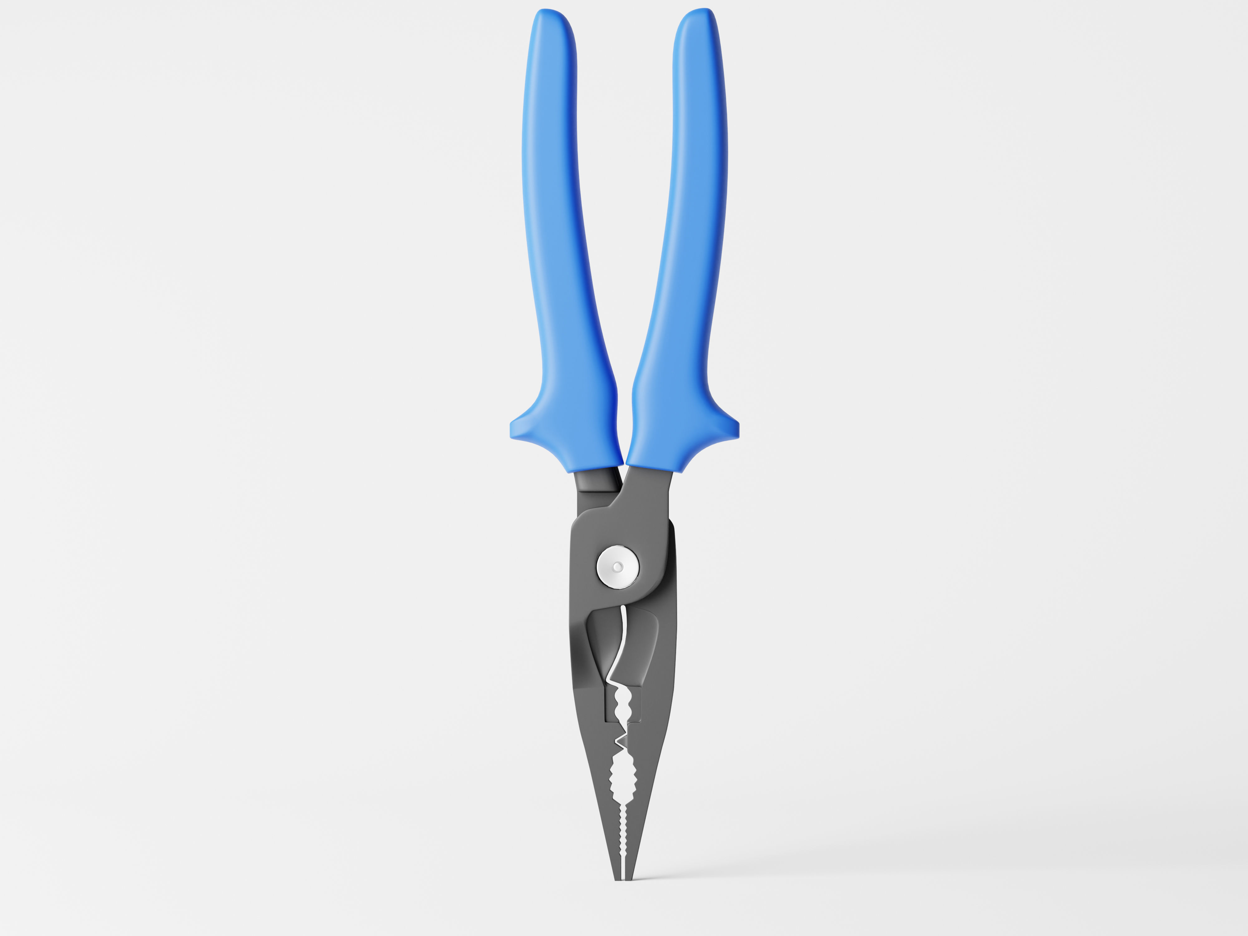 Long Nose Plier Low-poly 3D model_6