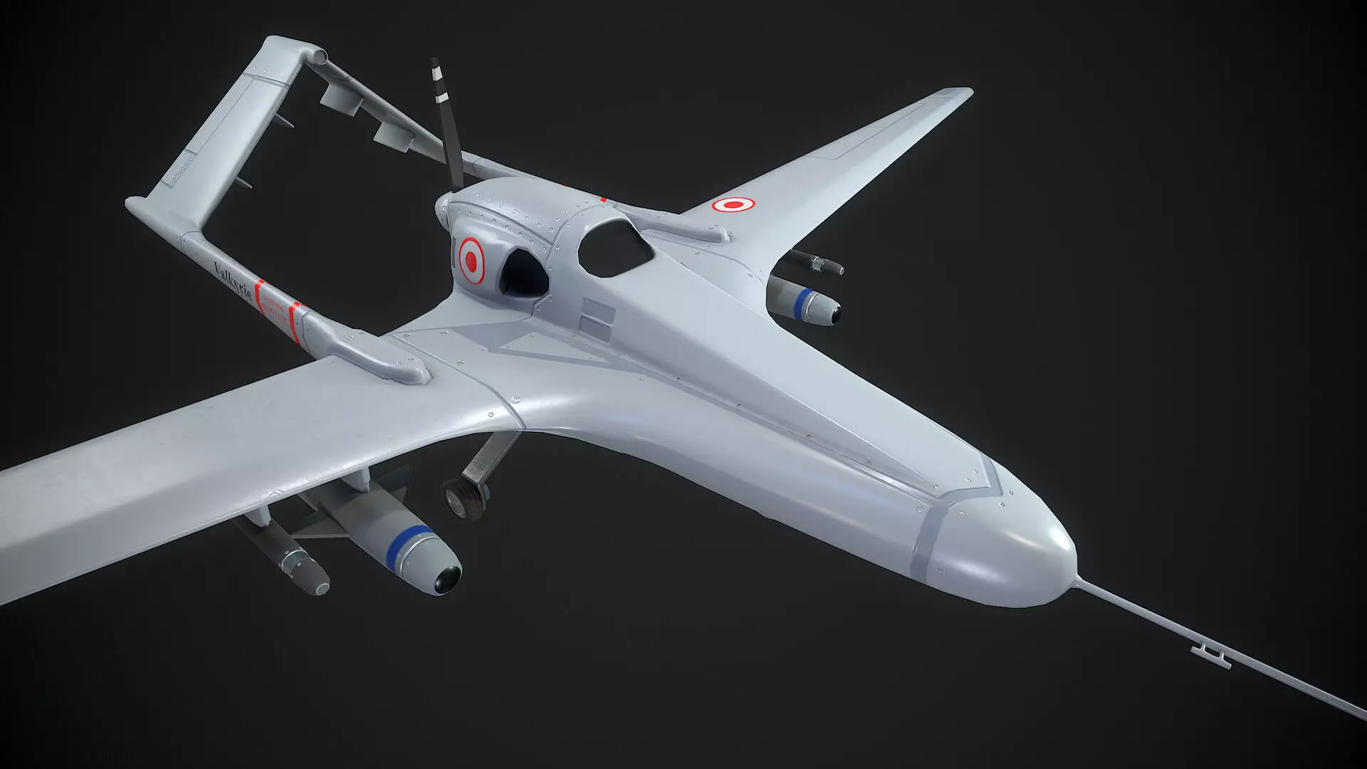 Valkyrie Low-poly 3D model_0