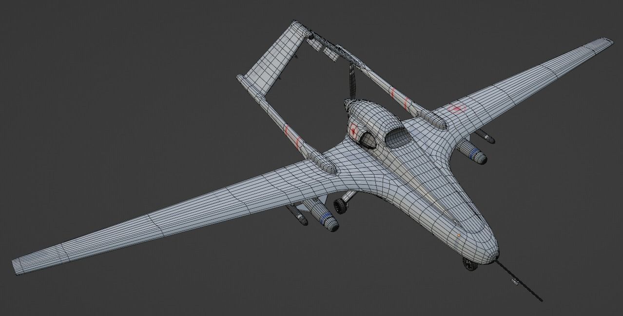 Valkyrie Low-poly 3D model_5