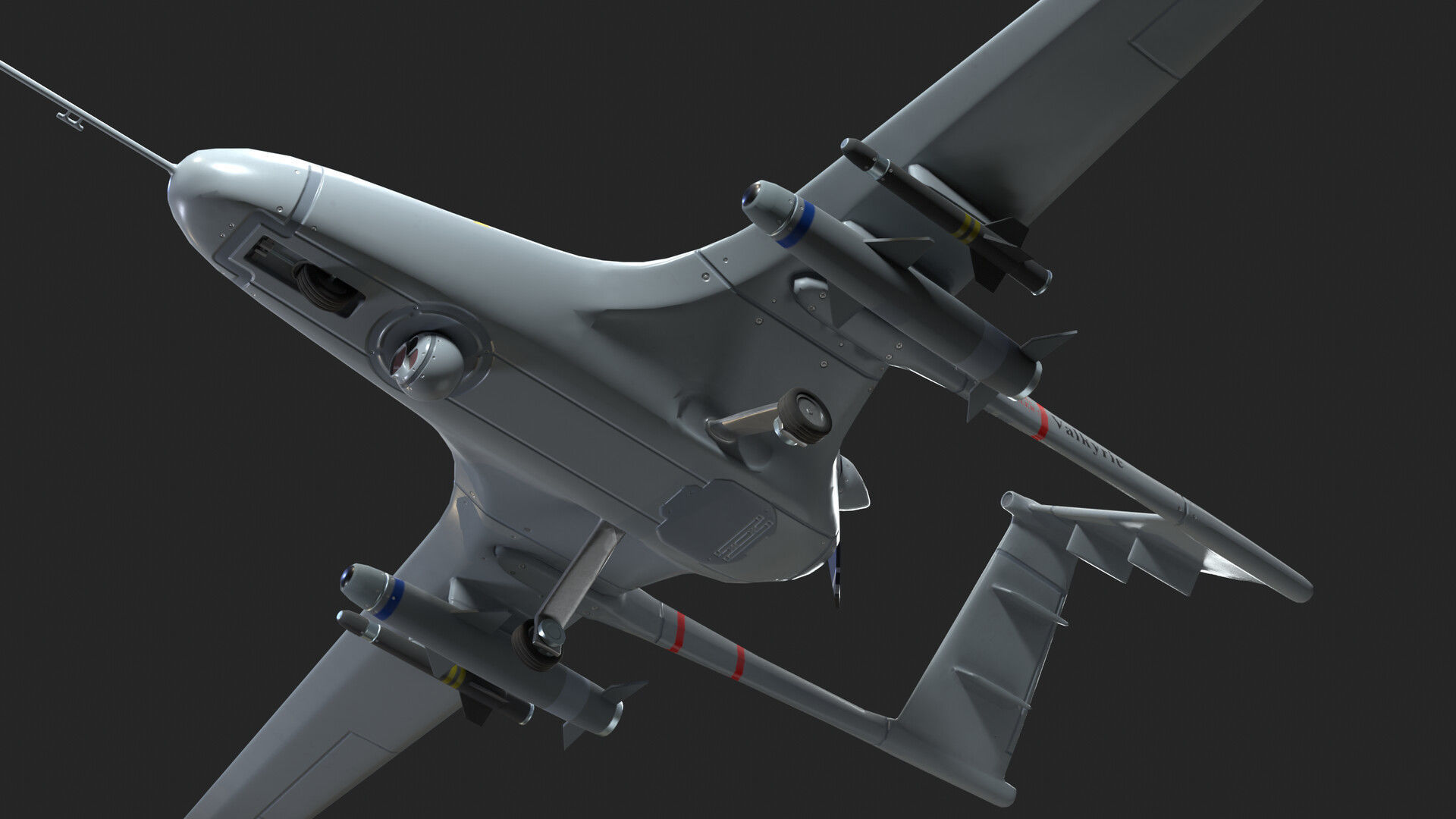 Valkyrie Low-poly 3D model_2