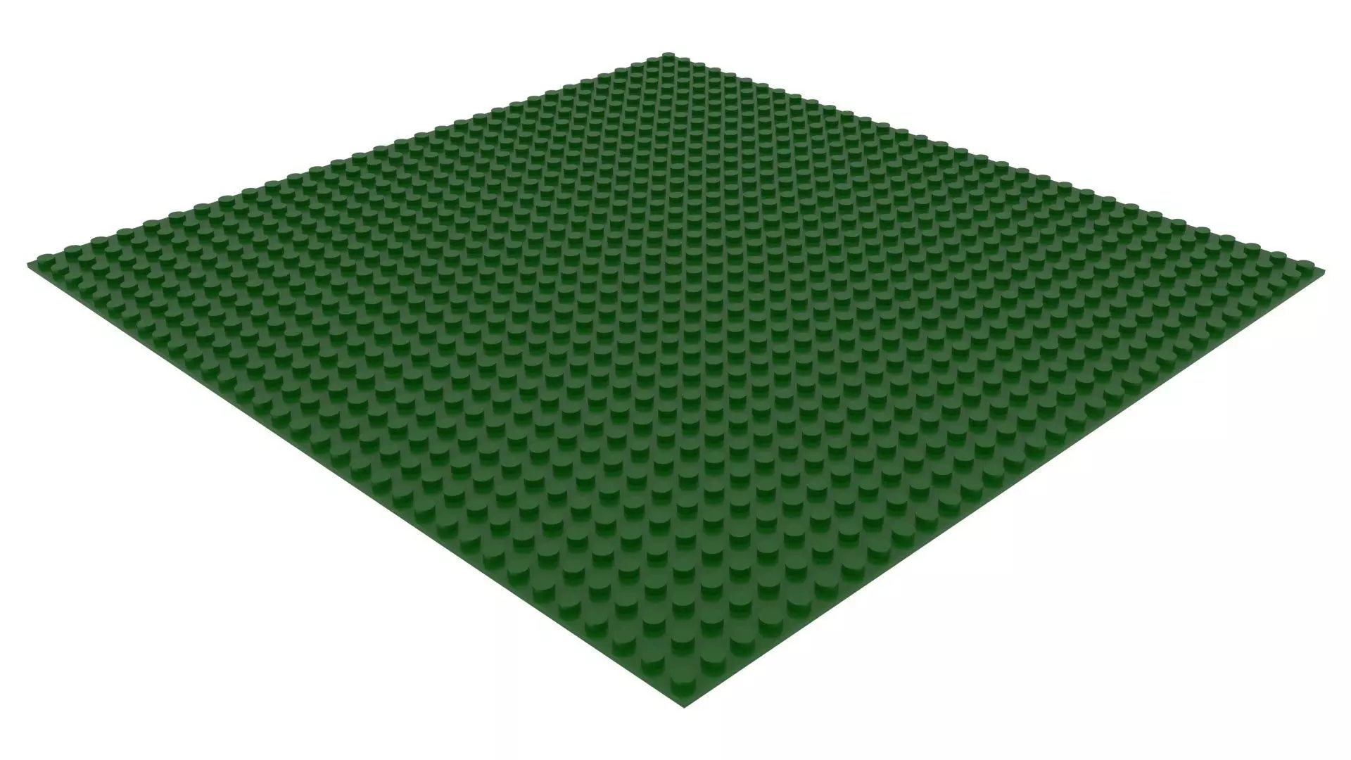 Grass Field Large Lego Plate 3D model