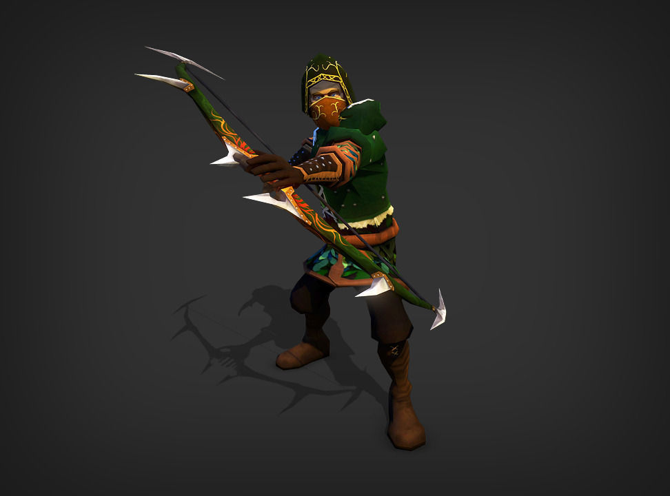 Hero Fantasy Models Low-poly 3D model_3