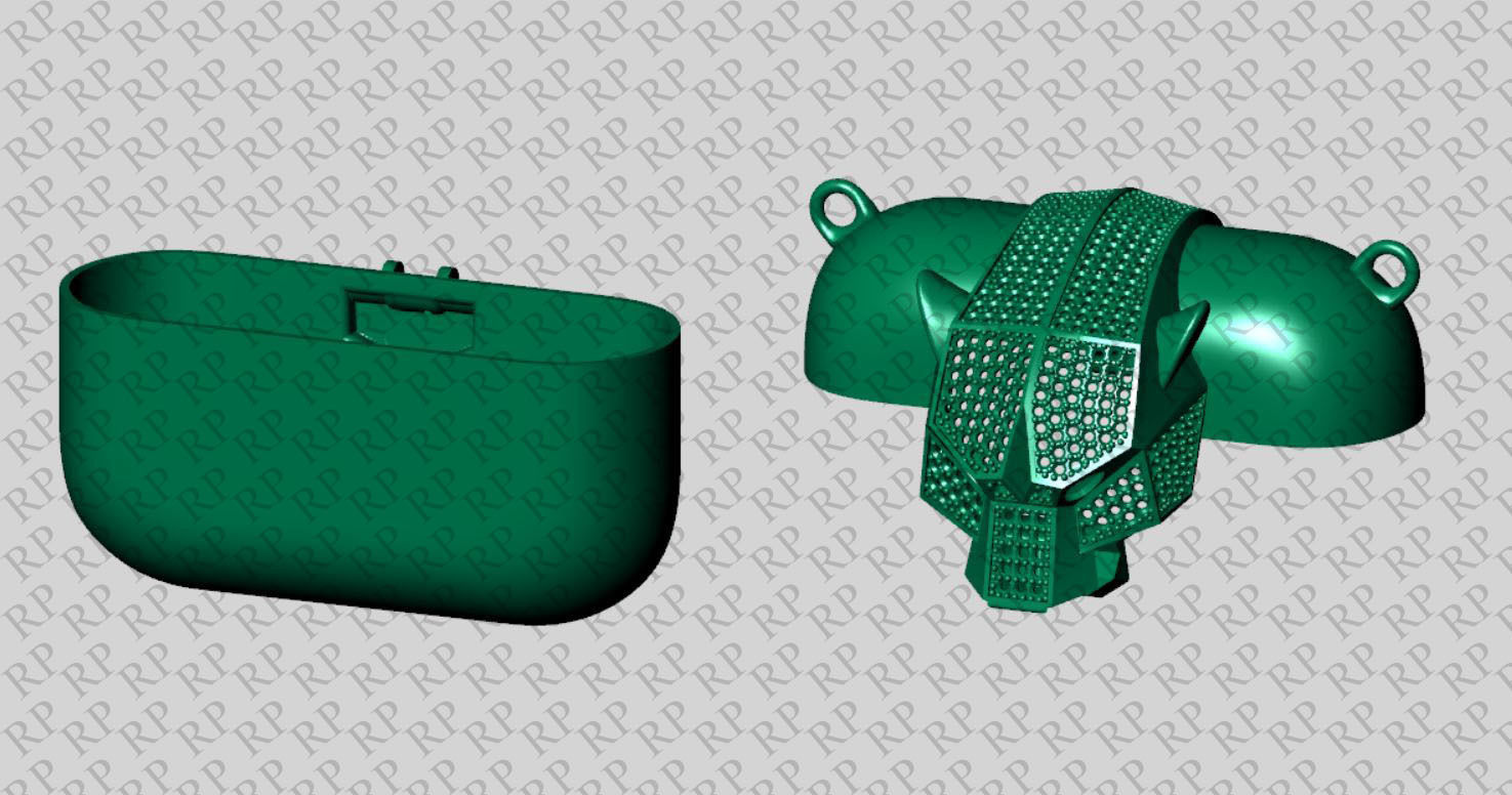 Apple Airpods pro 2 case 3D print model_16