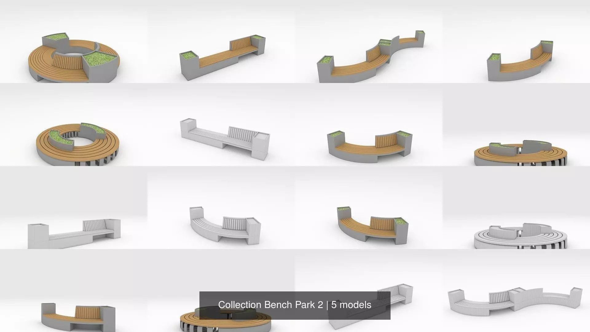 Collection Bench Park 2 _0