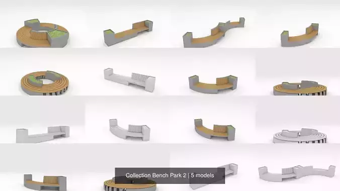 Collection Bench Park 2 