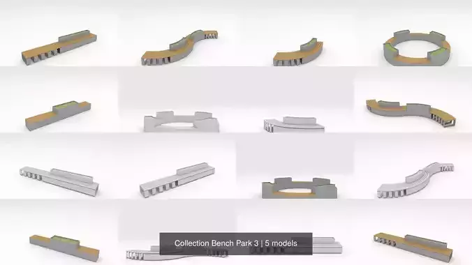 Collection Bench Park 3