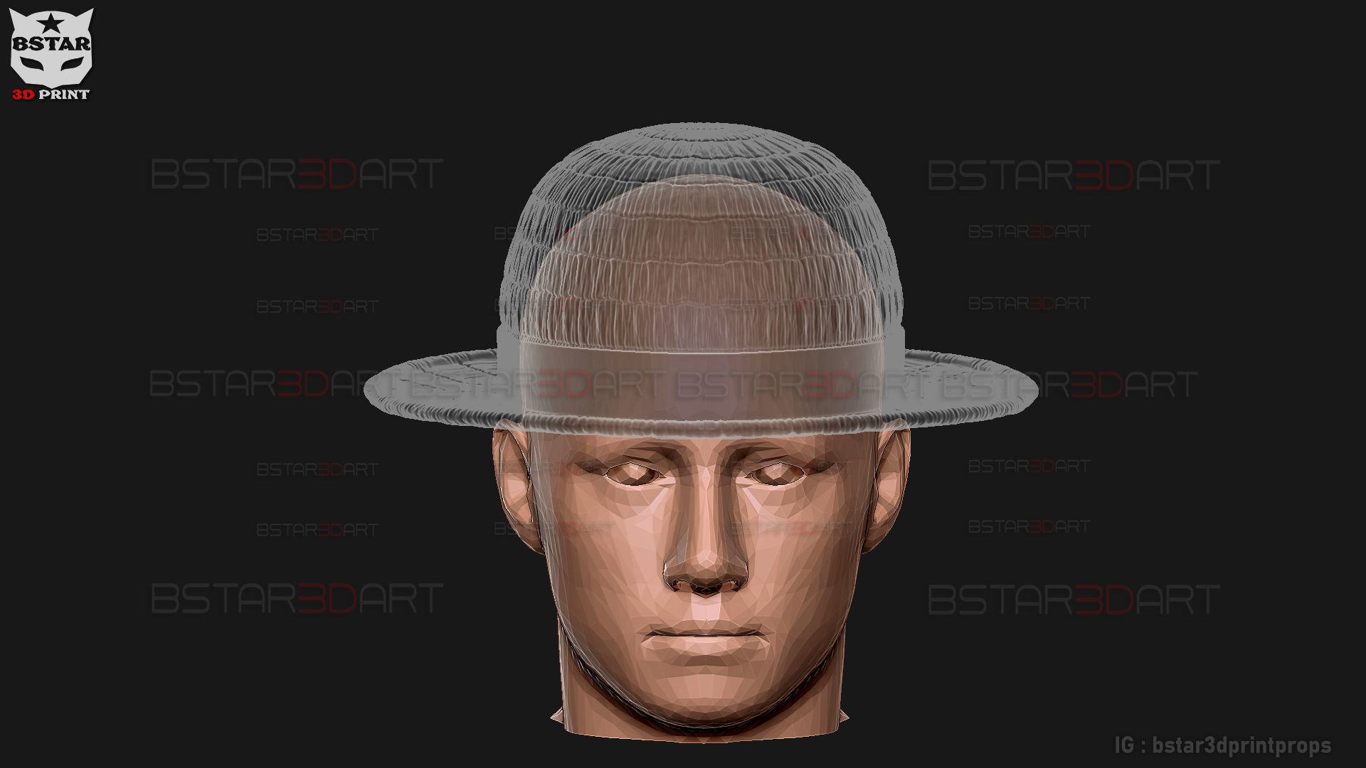 One Piece LA - Luffy Hat High Quality  3D print model_9