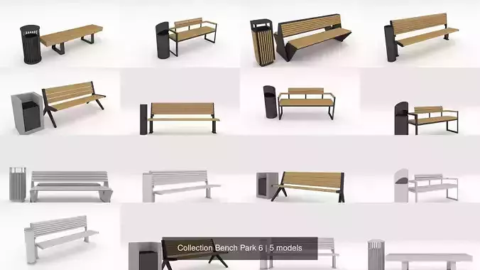 Collection Bench Park 6 