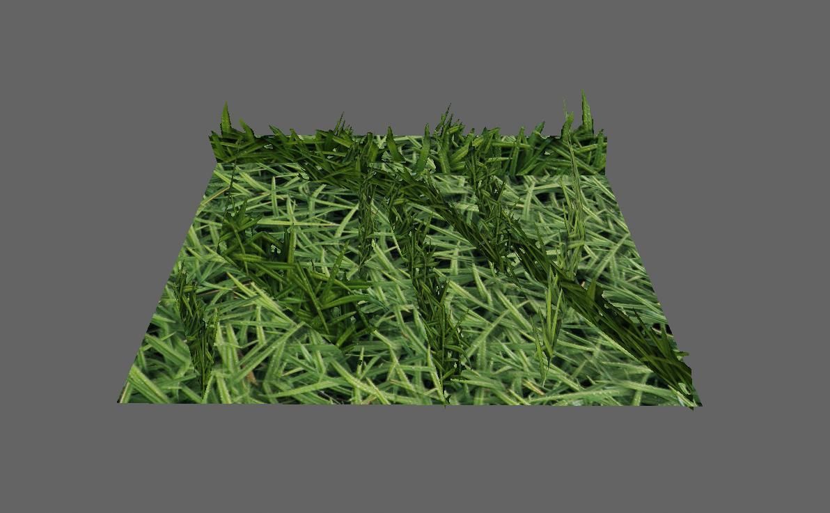Grass Simple for Games - Grama Low-poly 3D model_5