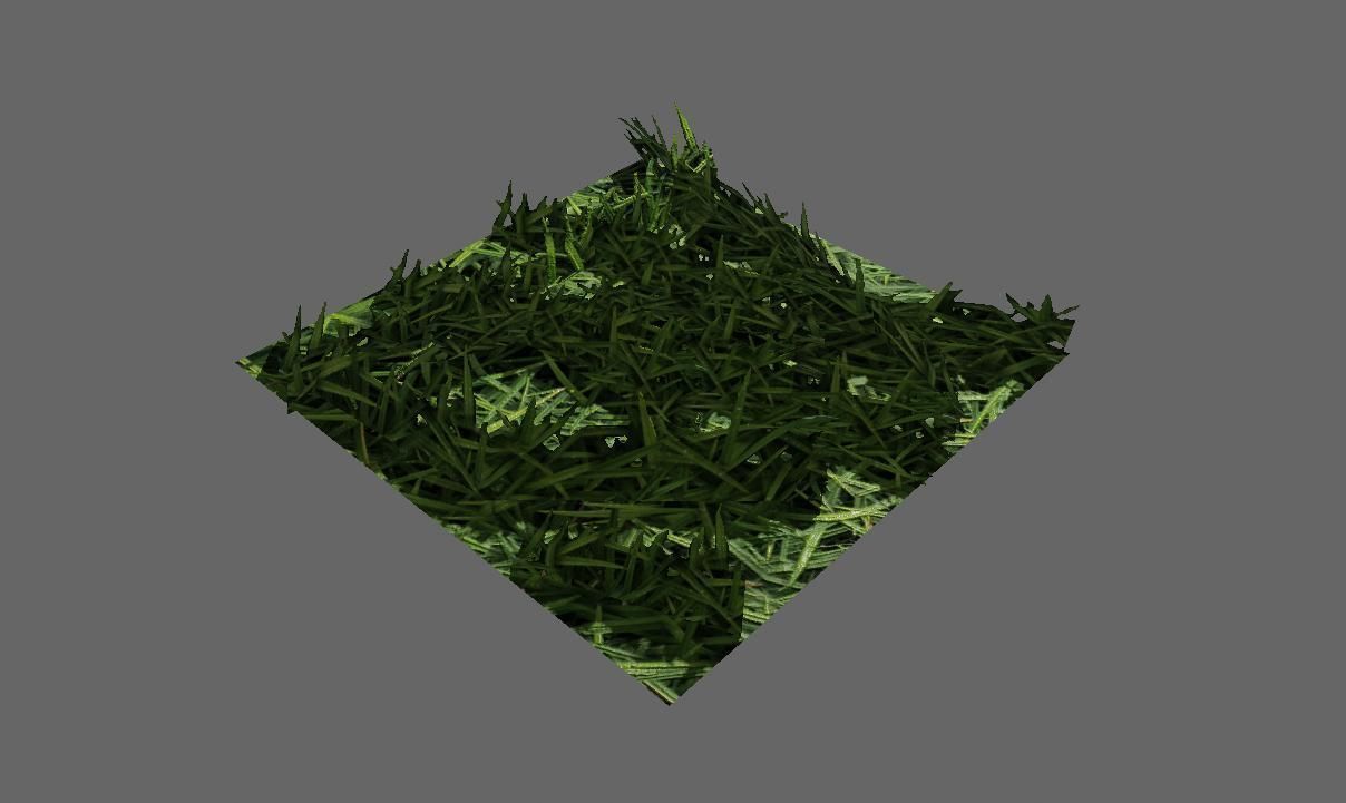 Grass Simple for Games - Grama Low-poly 3D model_11