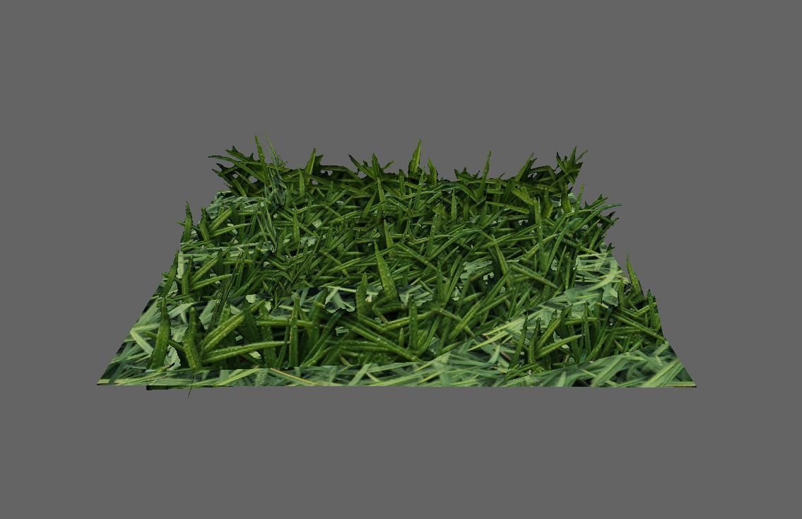 Grass Simple for Games - Grama Low-poly 3D model_2