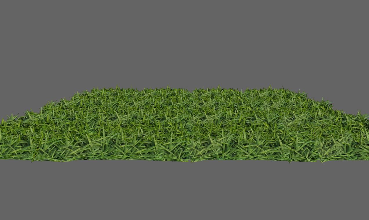 Grass Simple for Games - Grama Low-poly 3D model_13