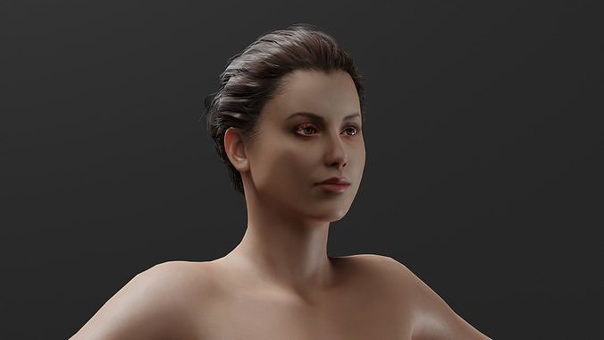 Realistic Female - Keisha 3D model