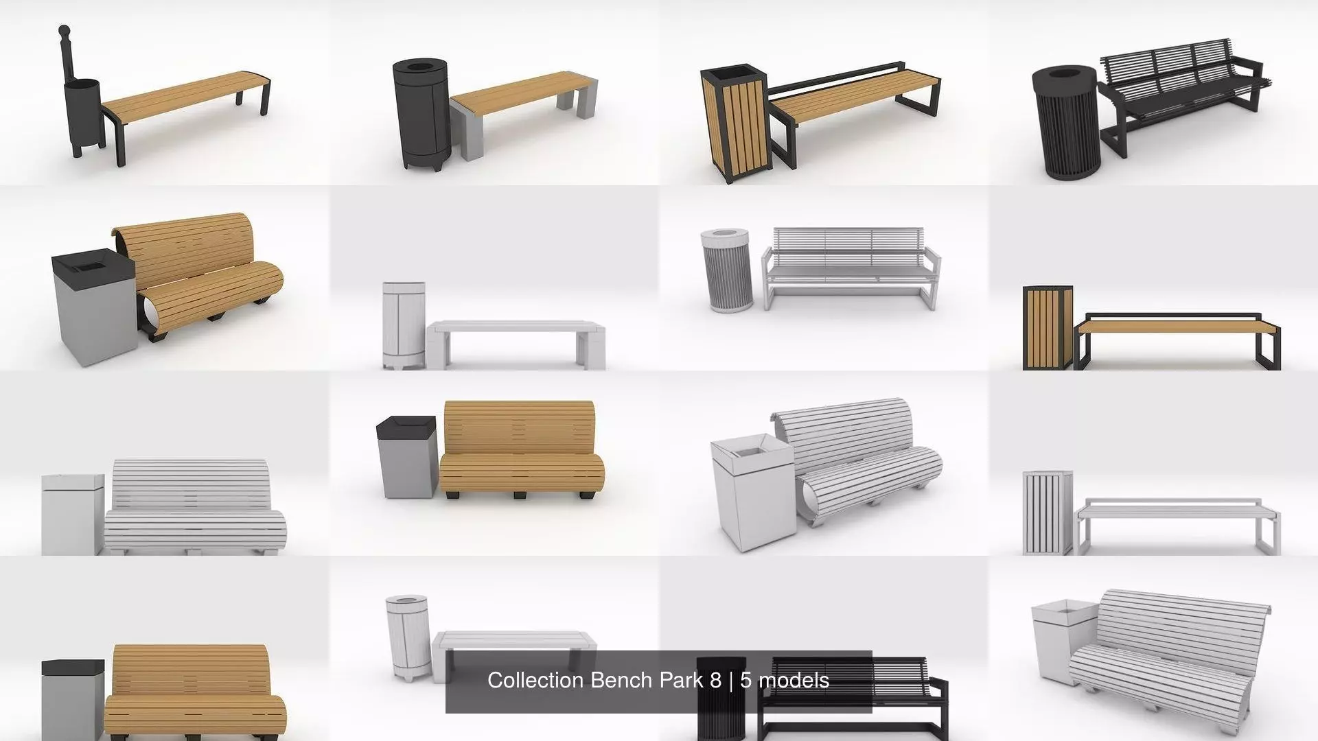 Collection Bench Park 8 _0