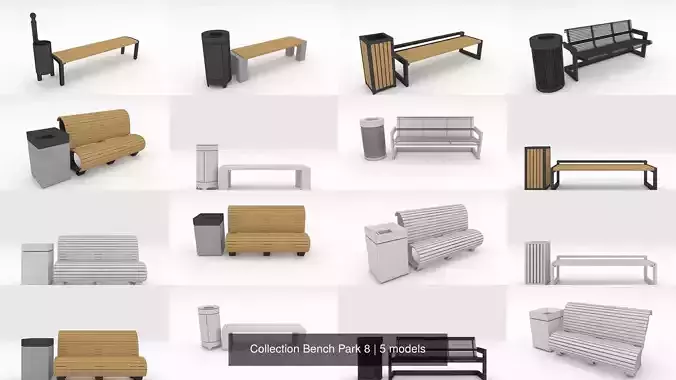 Collection Bench Park 8