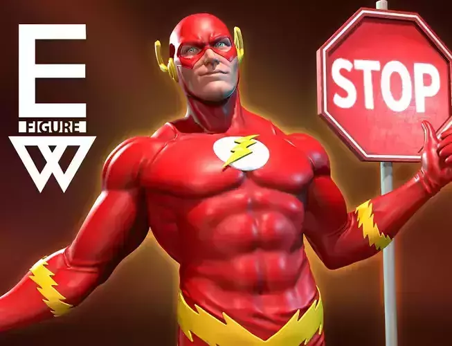 The Flash - 3D STL READY TO PRINT 3D print model