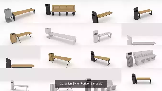 Collection Bench Park 9 