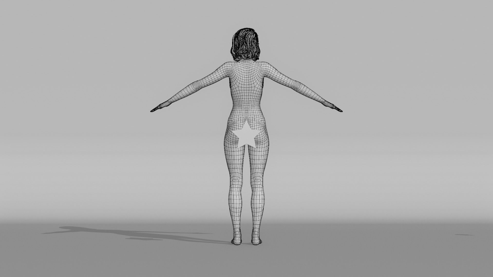 Realistic Female - Maya 3D model_18