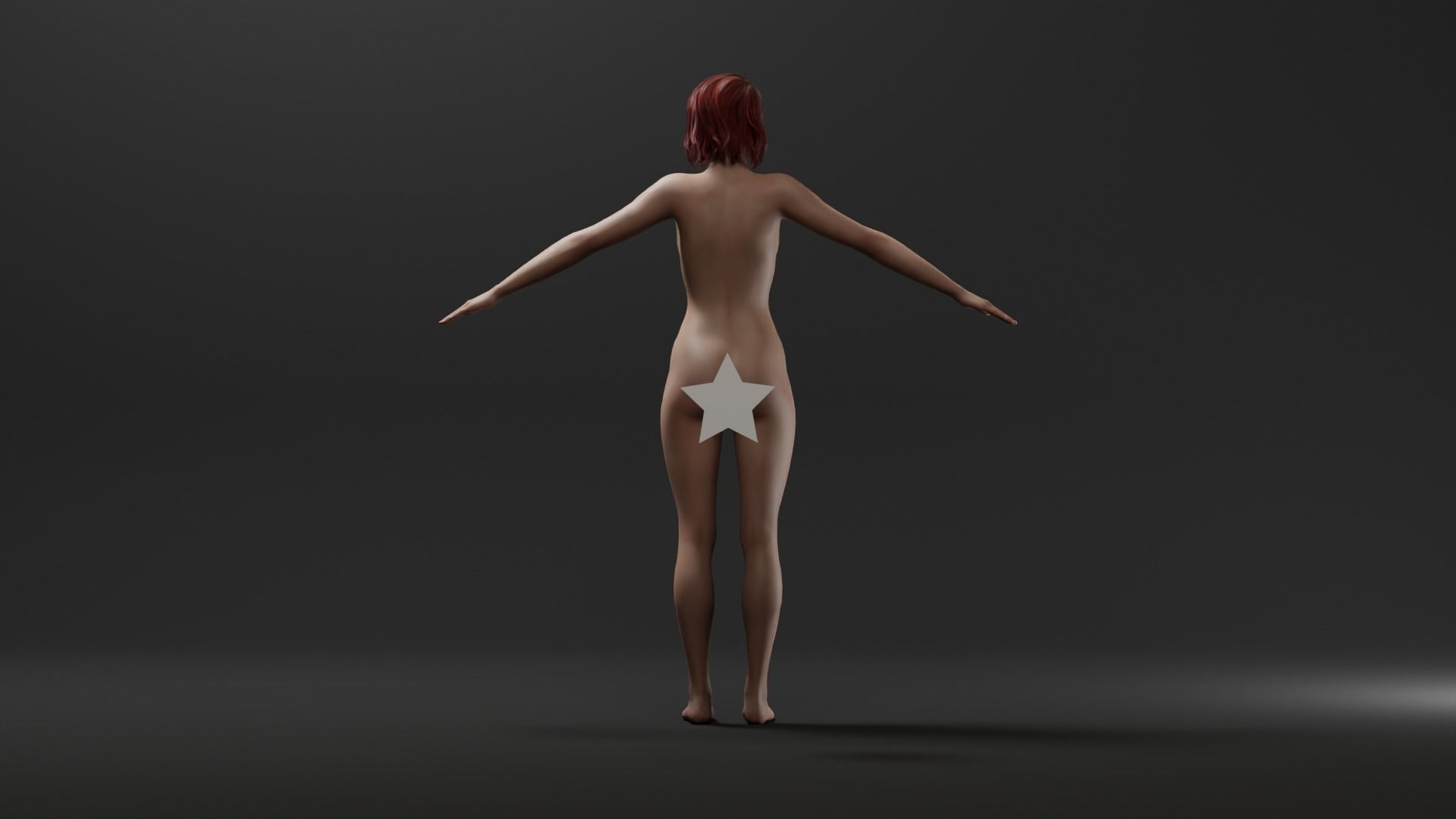 Realistic Female - Maya 3D model_3