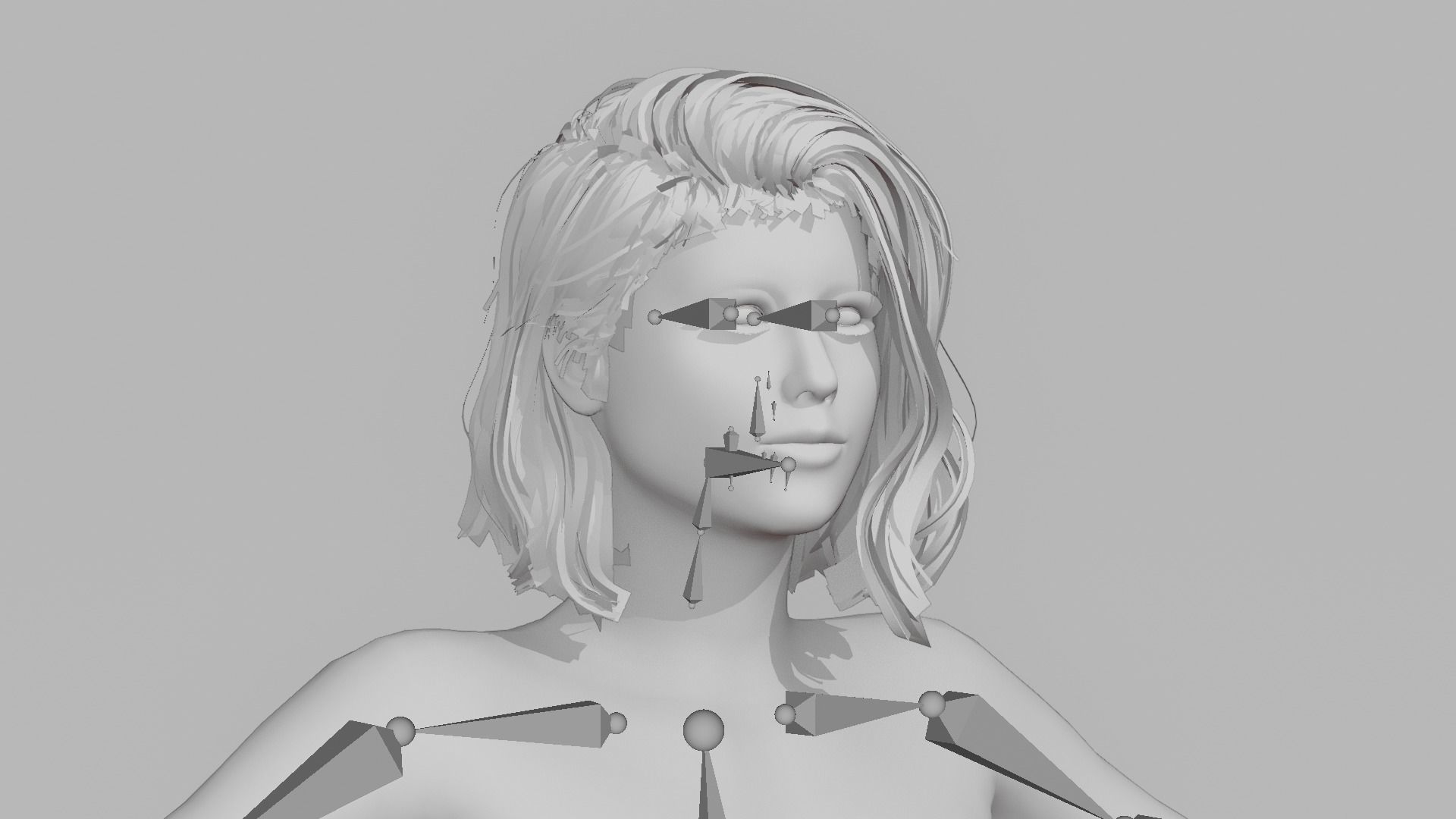 Realistic Female - Maya 3D model_10