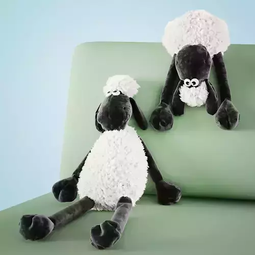 Shaun The Sheep Soft Plush Toy 02 2 poses 