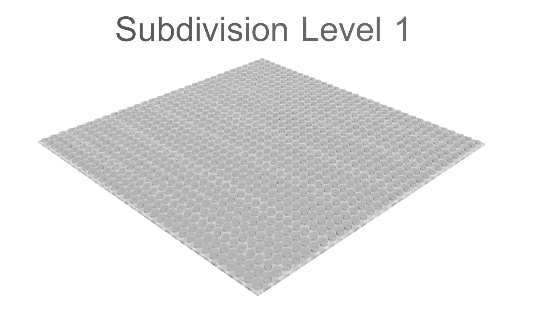 Large Lego Plate 3D model_21